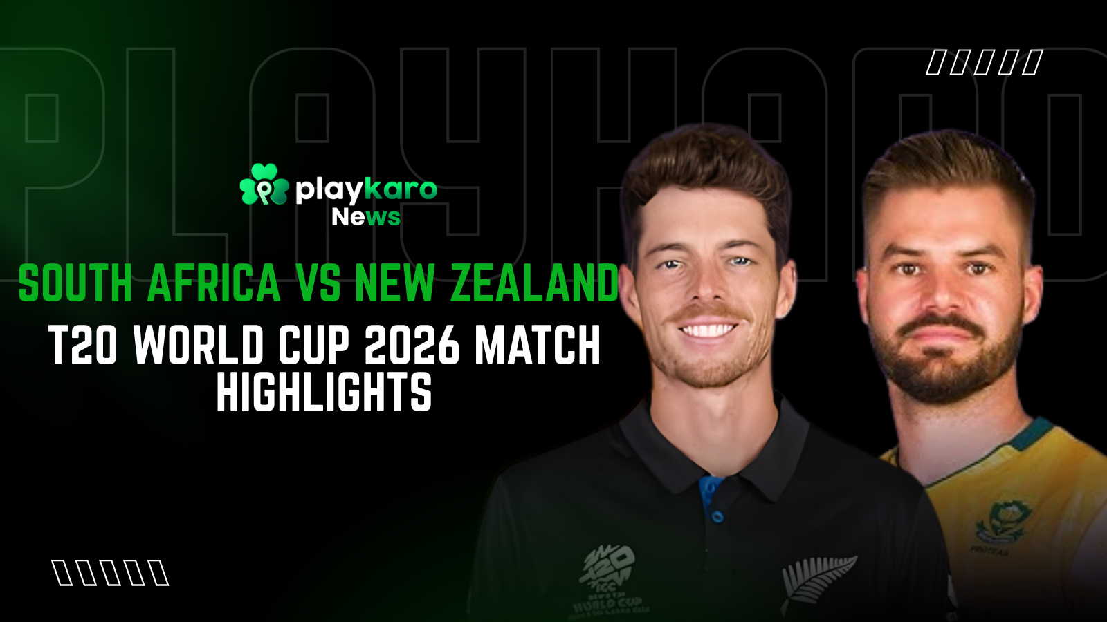 South Africa vs New Zealand T20 World Cup 2026 Match Highlights